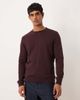 Arket ARKET relaxed terry sweatshirt with crew neck in burgundy-Red - 1