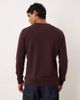 Arket ARKET relaxed terry sweatshirt with crew neck in burgundy-Red - 3