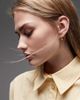 Arket ARKET small chunky huggie hoop earrings in gold plated brass - 2