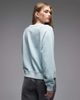 Arket ARKET soft crew neck terrycloth sweatshirt in aqua blue - 3