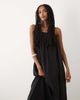 Arket ARKET spaghetti strap beach maxi dress in black - 2