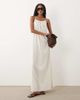 Arket ARKET spaghetti strap beach maxi dress in white - 1