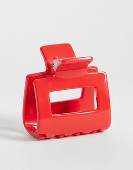 Arket ARKET square claw clip in red