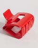 Arket ARKET square claw clip in red - 2