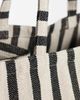 Arket ARKET summer beach tote in black stripes - 3