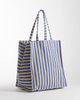 Arket ARKET summer beach tote in blue stripes - 1