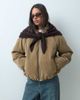 Arket ARKET triangle alpaca scarf in chocolate-Brown - 4