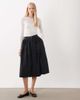 Arket ARKET utility midi skirt in black - 1