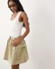 Arket ARKET utility mini skirt in beige-Neutral - 2
