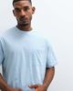 Arket ARKET washed T-shirt with pocket in light blue - 2