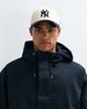 Arket ARKET waxed cotton hooded rain jacket in navy - 3