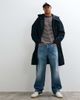 Arket ARKET waxed cotton hooded rain jacket in navy - 4