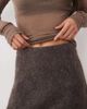 Arket ARKET wool mini skirt in brown - 3