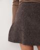Arket ARKET wool mini skirt in brown - 4