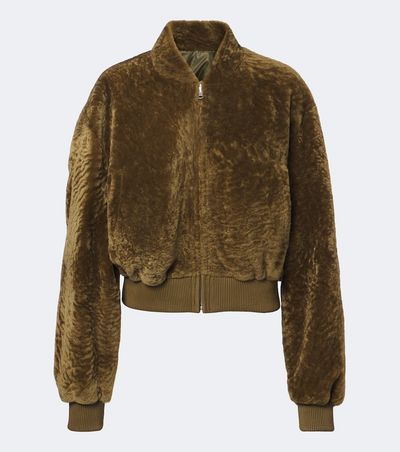 Arma Arma Azra shearling bomber jacket