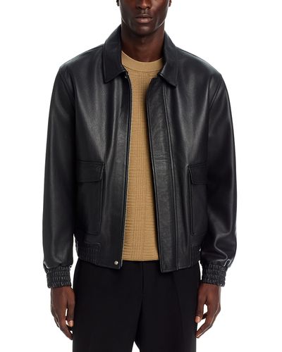 Arma Arma Bari Matte Vintage Leather Jacket