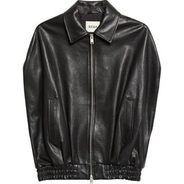 ARMA ARMA Bina Vegetal Lambskin Leather Cape Jacket