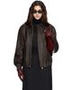 Arma Arma Brown Bari Vintage Leather Jacket - 1