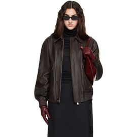 Arma Arma Brown Bari Vintage Leather Jacket