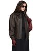 Arma Arma Brown Bari Vintage Leather Jacket - 2