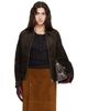 Arma Arma Brown Maddox Gritty Suede Jacket - 1