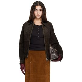 Arma Arma Brown Maddox Gritty Suede Jacket