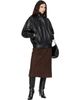 Arma Arma Brown Melita Suede A-Line Midi Skirt - 4
