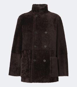 Arma Arma Caleb reversible shearling and leather coat