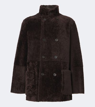 Arma Arma Caleb reversible shearling and leather coat