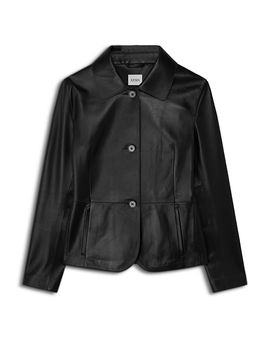Arma Arma Carmen Leather Button Front Jacket