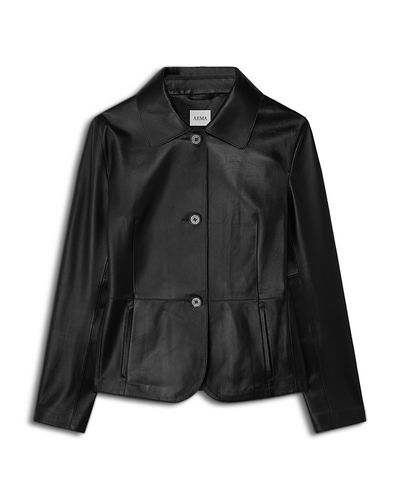 Arma Arma Carmen Leather Button Front Jacket