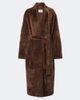 Arma Arma Dilan shearling wrap coat - 1