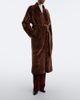 Arma Arma Dilan shearling wrap coat - 5