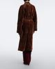 Arma Arma Dilan shearling wrap coat - 6