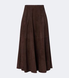 Arma Arma Eleni suede midi skirt