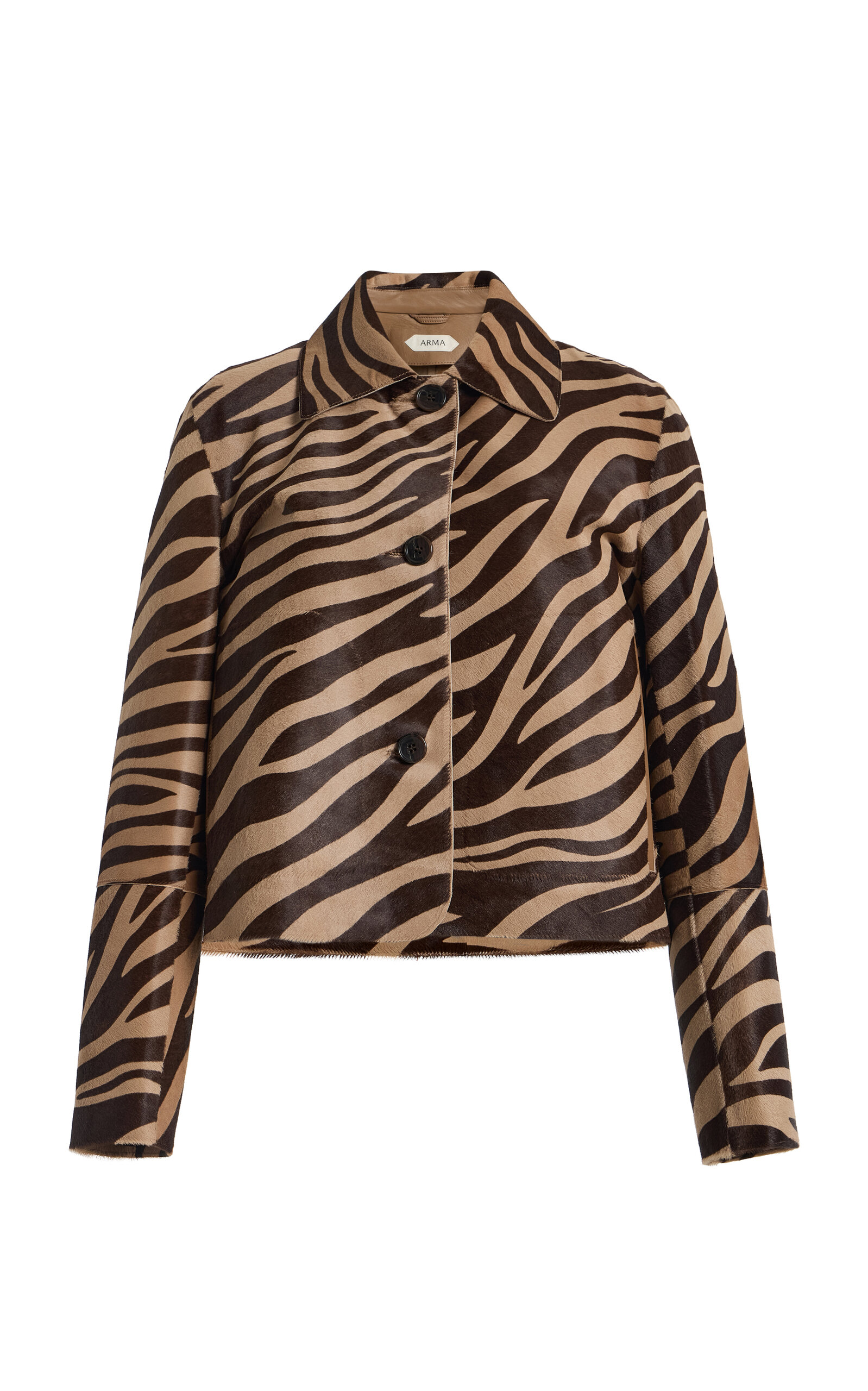 ARMA ARMA Emy Cavallino Leather Jacket