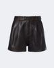 Arma Arma High-rise leather shorts - 1