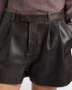 Arma Arma High-rise leather shorts - 3