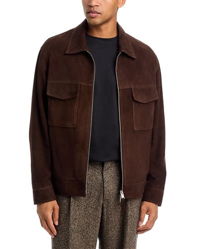 Arma Arma Kale Suede Leather Jacket