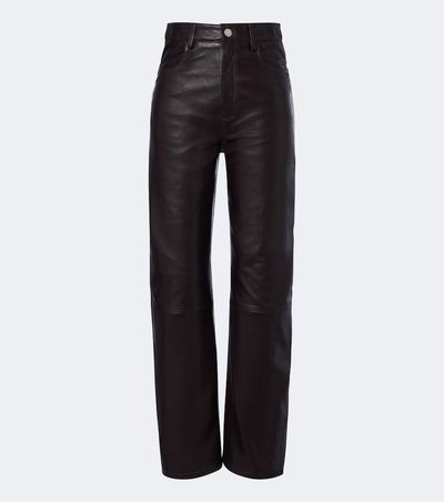 Arma Arma Leather wide-leg pants
