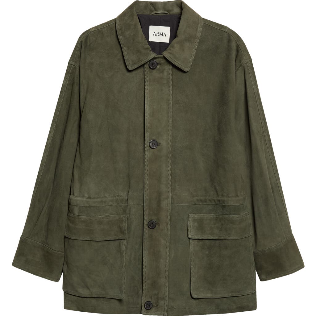 ARMA ARMA Maeve Lambskin Suede Field Jacket