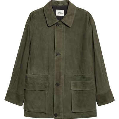 ARMA ARMA Maeve Lambskin Suede Field Jacket