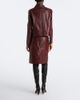 Arma Arma Nathaly croc-effect leather midi skirt - 5