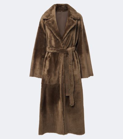 Arma Arma Rien shearling wrap coat