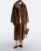 Arma Arma Rien shearling wrap coat - 2