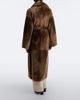 Arma Arma Rien shearling wrap coat - 6