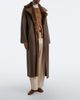 Arma Arma Rien shearling wrap coat - 7