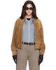 Arma Arma Tan Maddox Gritty Suede Jacket - 1
