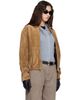Arma Arma Tan Maddox Gritty Suede Jacket - 2