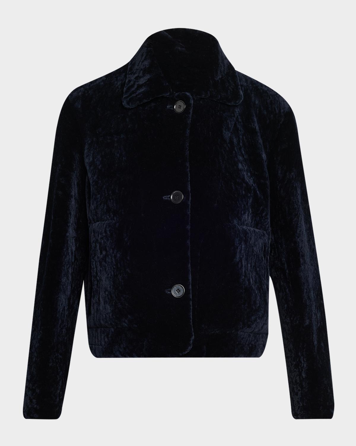 Arma Emy Button-Down Shearling Jacket